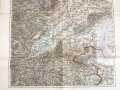 Österreich k.u.k. Landkarte " Wien" Militärgeographisches Institut, Maße 46 x 64cm