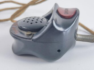 Handmikrofon "Feind hört mit", optisch guter Zustand, Stecker fehlt