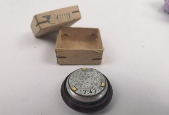 Mikrofoneinsatz  Hmk a für Handapparat Hap2. Datiert 1942, in der originalen Umverpackung