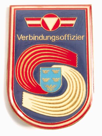 Österreich, Truppenkörperabzeichen Bundesheer  " Verbindungsoffizier Niederösterreich",  Maße 45 x 65mm