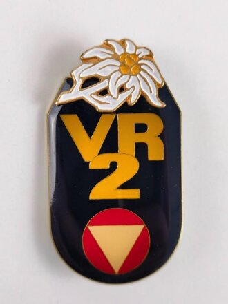 Österreich, Truppenkörperabzeichen Bundesheer  " Versorgungsregiment 2",  Maße 35 x 65mm