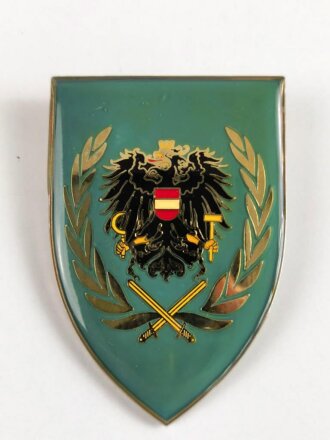 Österreich, Truppenkörperabzeichen Bundesheer  " Auslandseinsätze UNO ",  Maße 50 x 75mm