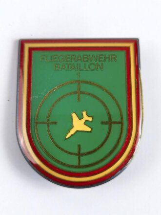 Österreich, Truppenkörperabzeichen Bundesheer  " Fliegerabwehrbataillon",  Maße 45 x 55 mm