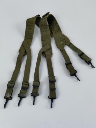 U.S. 1944 dated pair of M1944 suspenders. Unised