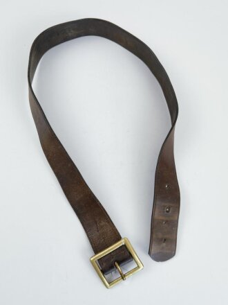 U.S.192? dated Leather belt, total lenght 92cm