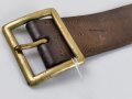 U.S.192? dated Leather belt, total lenght 92cm