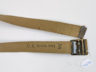 U.S.1942 dated trouser belt, total lenght 88cm