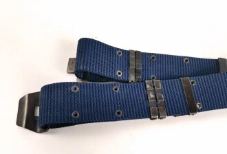 U.S.Army cold war era pistol belt, blue, used