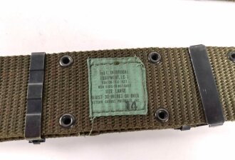 U.S.Army 1974 dated belt, LC1, size Large, used