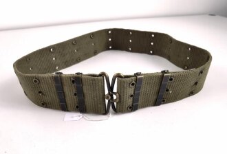 U.S. Army M-1956 Equipment belt ( pistol belt ) Vertical Weave, measures 95cm as is