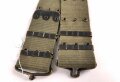 U.S. Army M-1956 Equipment belt ( pistol belt ) Vertical Weave, measures 95cm as is