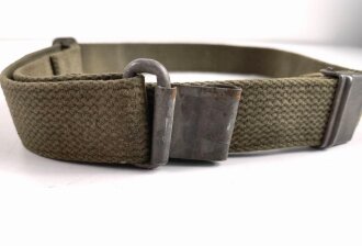 U.S. 1960s Garand Rifle Sling, Web. Used