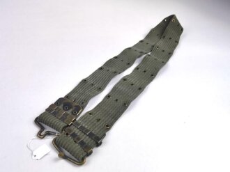 U.S. Army M-1956 pistol belt. Used, total length as is 105cm