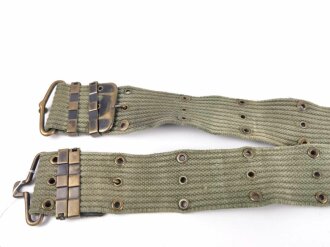 U.S. Army M-1956 pistol belt. Used, total length as is 93cm