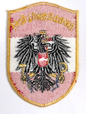 Ärmelabzeichen Bundespolizei Österreich für den Dienstanzug