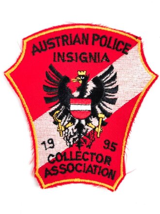 Ärmelabzeichen Bundespolizei Österreich " Austrian Police Insignia / 1995 Collector Association "