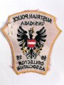 Ärmelabzeichen Bundespolizei Österreich " Austrian Police Insignia / 1995 Collector Association "