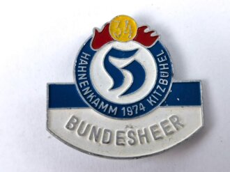 Österreich, Abzeichen Hahnenkamm 34 ( 1974 ) Kitzbühel. Bundesheer, Maße 40 x 38 mm