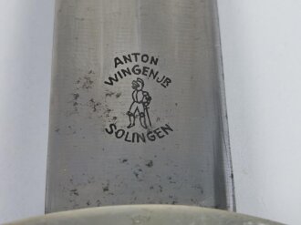 SA Dienstdolch , Hersteller Anton Wingen Jr.Solingen. Guter Gesamtzustand, ungereinigt, direkt aus Privathaushalt