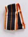 Band zur Kriegsverdienstmedaille 1939, Breite 30mm, Länge 12,5cm, Frühe Variante orange