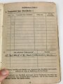 Soldbuch Luftwaffe, ausgestellt am 26.4.1940 bei Luftwaffe Bau Kompanie 1/5/XII.