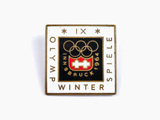 Emailliertes Abzeichen Olympische Winterspiele Innsbruck...