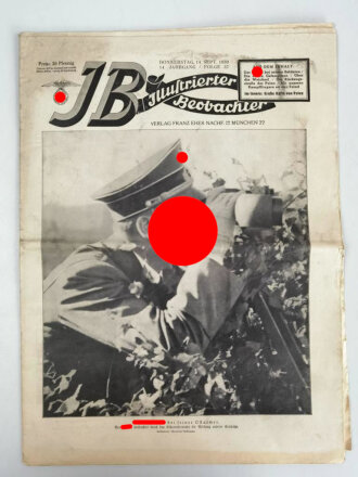 Illustrierter Beobachter, "Adolf Hitler bei seiner...