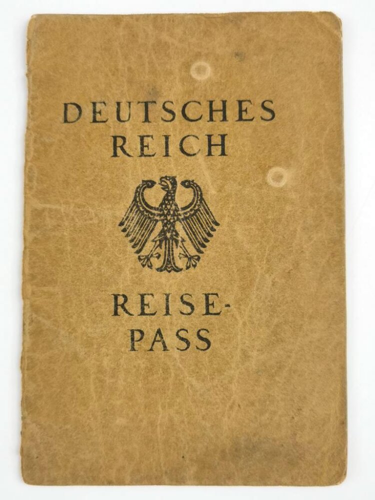 Deutsches Reich, Reisepass eines Mannes aus Rosenheim, datiert 1924,