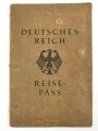 Deutsches Reich, Reisepass eines Mannes aus Friesack, datiert 1930
