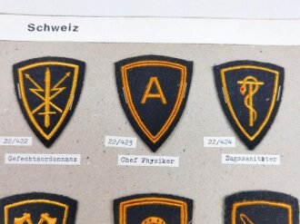 Schweiz, Sammlung Spezialistenabzeichen der Schweizer...