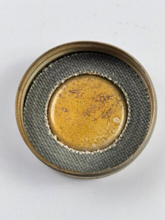 Schraubdeckel für Gasmaskenfilter / Filtereinsatz der Wehrmacht. Schwarzer Originallack