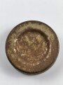 Schraubdeckel für Gasmaskenfilter / Filtereinsatz der Wehrmacht. Schwarzer Originallack