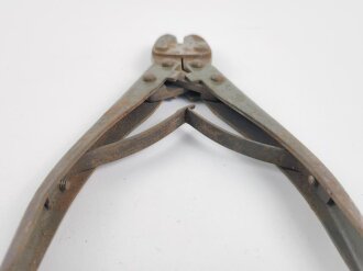 1. Weltkrieg, kurze Drahtschere in Tasche, diese datiert 1914, lässt sich nicht schliessen