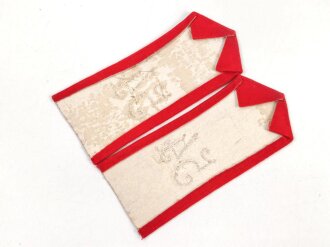 Württemberg, Paar Schulterklappen für einen Angehörigen im Infanterie Regiment Nr. 54