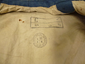 Frankreich 1.Weltkrieg, Uniformjacke Kammerstück 1913