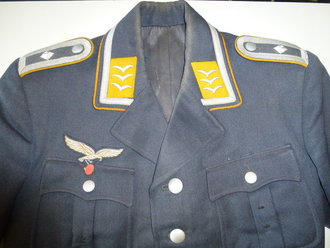 4 Taschenrock Luftwaffe Fliegendes Personal, Eigentumsstück, alle Effekten Originalvernäht