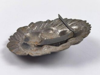 Belgien 2.Weltkrieg, Emblem für Stahlhelm Modell 1926  der Polizei ( schwarz lackiert )
