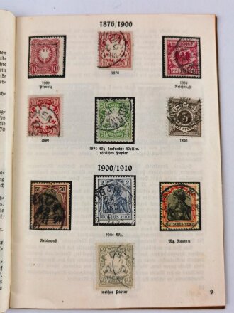 "Dokumente aus Deutschlands schönsten und schwersten Tagen" Broschüre mit 36 Seiten, um etwa 1924. Alle Marken vorhanden