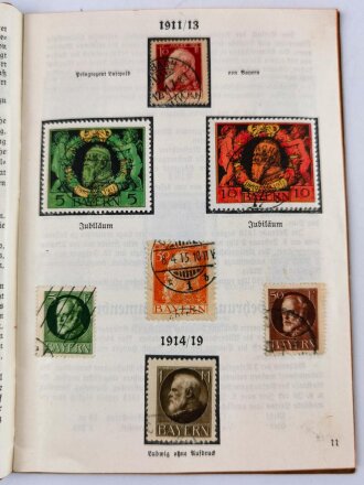 "Dokumente aus Deutschlands schönsten und schwersten Tagen" Broschüre mit 36 Seiten, um etwa 1924. Alle Marken vorhanden