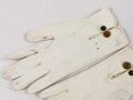 Kaiserreich, Weiße Handschuhe für Offiziere. Leicht angeschmutzt, stark getragenes , zwei unterschiedliche Grössen