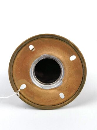 Spitze für eine Pickelhaube, Messing, nicht abschraubbar