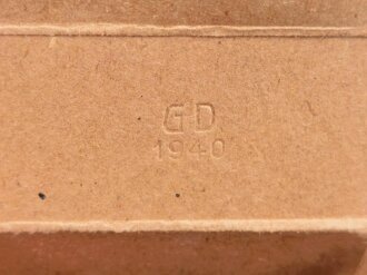 Patronenschachtel Wehrmacht für 15 Patronen " Für MG" datiert 1943