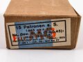 Patronenschachtel Wehrmacht für 15 Patronen " Für MG" datiert 1943