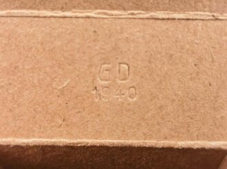 Patronenschachtel Wehrmacht für 15 Patronen " Für MG" datiert 1943