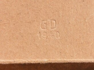 Patronenschachtel Wehrmacht für 15 Patronen " Für MG" datiert 1943