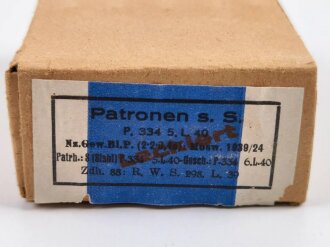 Patronenschachtel Wehrmacht für 15 Patronen...