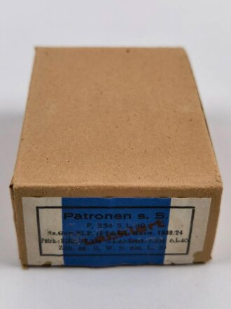 Patronenschachtel Wehrmacht für 15 Patronen...