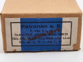 Patronenschachtel Wehrmacht für 15 Patronen...