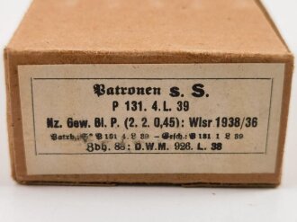 Patronenschachtel Wehrmacht für 15 Patronen s.S....