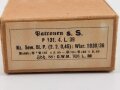 Patronenschachtel Wehrmacht für 15 Patronen s.S. datiert 1939